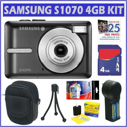 Samsung S1070 10.2 Megapixel + 4GB Accessory Kit